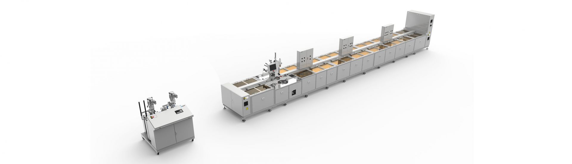 Automatic assembly line for hemodialyzer--- Part D